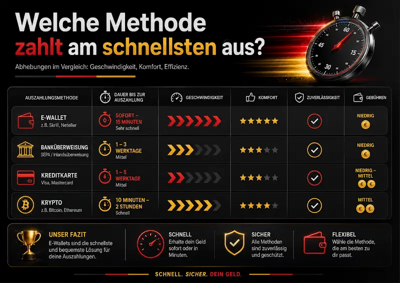 Welche Methode zahlt am schnellsten aus?